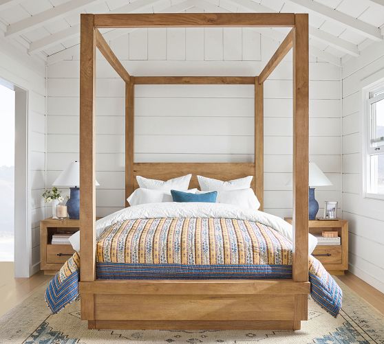 Quinn Striped Floral Quilt by Pottery Barn