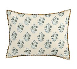 Quinn Striped Floral Quilted Sham