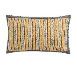 Quinn Striped Floral Quilted Sham