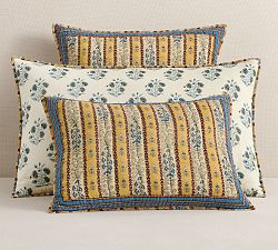 Quinn Striped Floral Quilted Sham