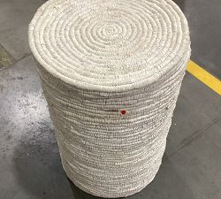 Open Box: Coil Single Hamper - Whitewash