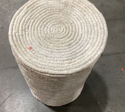 Open Box: Coil Single Hamper - Whitewash