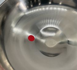 Open Box: Hammered Pedestal Bowl - Silver