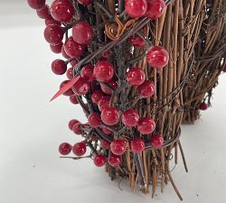 Open Box: Lit Red Berry Reindeer