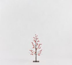 Open Box: Lit Twinkling Twig Berry Tree (3')