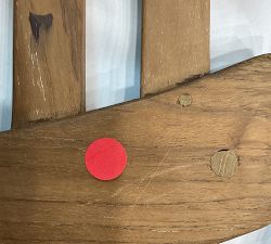 Open Box: Placid Teak Outdoor Dining Armchair - Natural