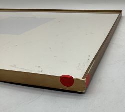 Open Box: Stowe Modern Metal Frame, 25" x 25" (8" x 10" Opening) - Brass