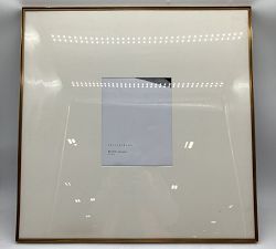 Open Box: Stowe Modern Metal Frame, 25" x 25" (8" x 10" Opening) - Brass