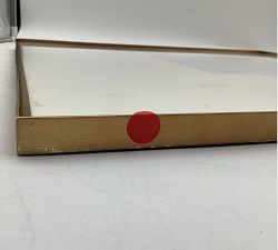 Open Box: Stowe Modern Metal Frame, 25" x 25" (8" x 10" Opening) - Brass