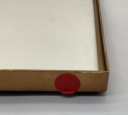 Open Box: Stowe Modern Metal Frame, 25" x 25" (8" x 10" Opening) - Brass