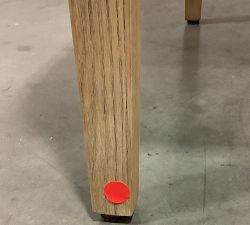 Open Box: York Upholstered Dining Armchair - Performance Boucle Oatmeal, Seadrift