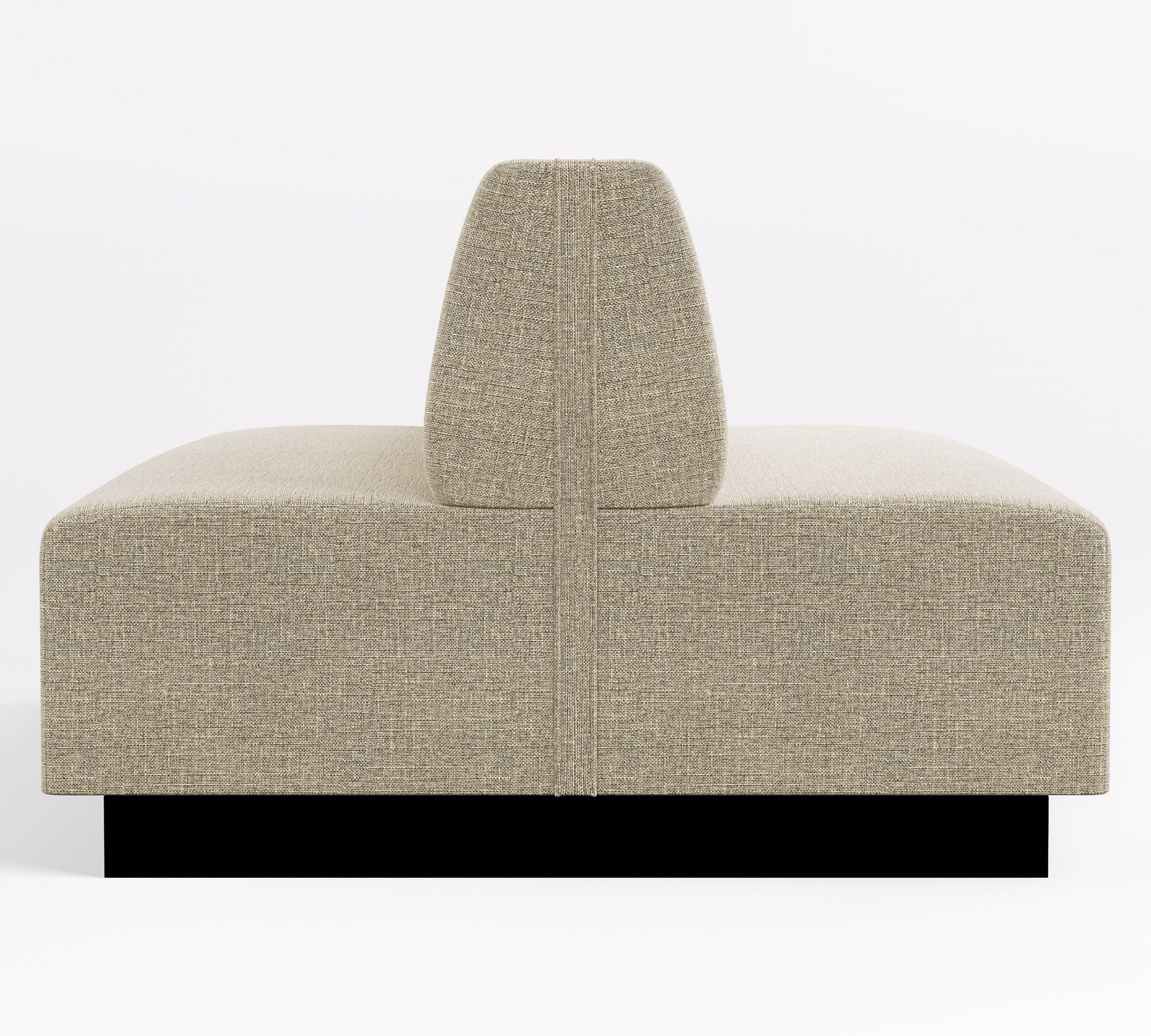 straight side banquette