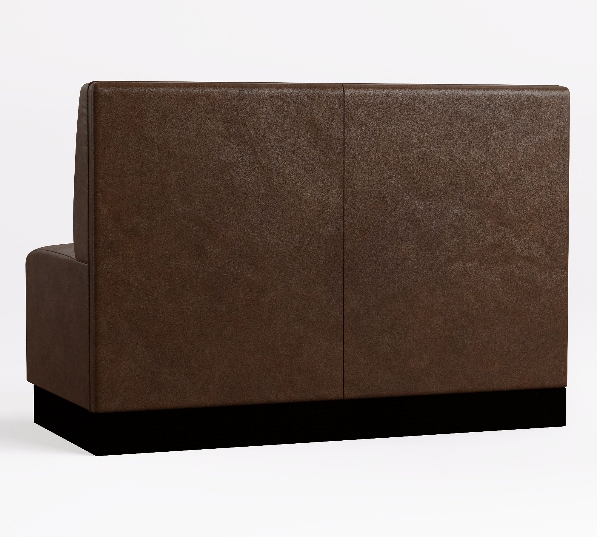 Rear-right view of leather chair