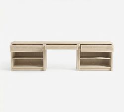 Marina Cane Storage Desk (126")