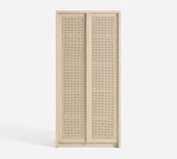 Marina Cane Tall Storage Cabinet (36"-108")