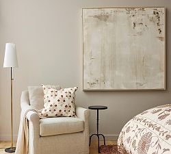 Warm Texture Framed Canvas Print