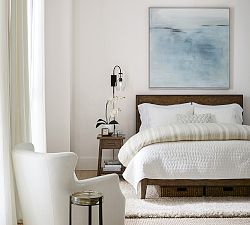 Coastline Mist Framed Canvas Prints