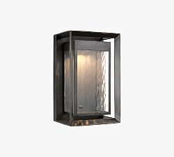 Open Box: Leander Outdoor Metal LED Sconce (16") - Bronze