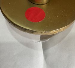 Open Box: Lockhart Forged Iron Chandelier (36") - Tumbled Brass