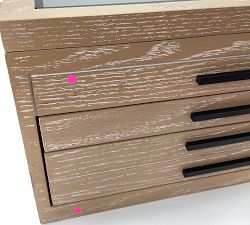 Open Box: Stella Jewelry Box, Large - Fog