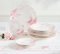 Love Shack Fancy Rose 12-Piece Dinnerware Set