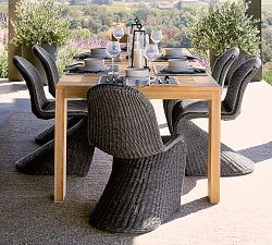 Get the Look: Malibu Teak Rectangular Dining Table + Encinitas Side Chair Set