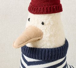 Clarence Seagull Shaped Pillow