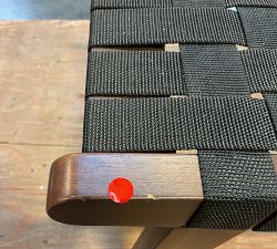 Open Box: Abbott Acacia Woven Outdoor Dining Chair - Brown