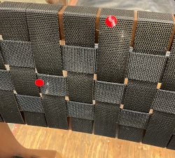 Open Box: Abbott Acacia Woven Outdoor Dining Chair - Brown