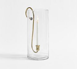 Open Box: Arlo Brass Hurricane Candle Holder
