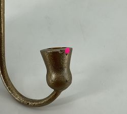 Open Box: Arlo Brass Hurricane Candle Holder