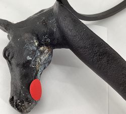 Open Box: Farrish Equine Hurricane Candle Holder - Black/ Bronze