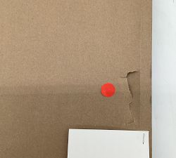 Open Box: Potted Heron Framed Print, Print #2 (19.25" x 30.25") - Matte Black