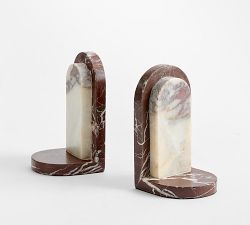 Chris Loves Julia Marble Arch Bookends - Set of 2