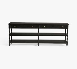 Chris Loves Julia Modern Traditional Grand Console Table (80")