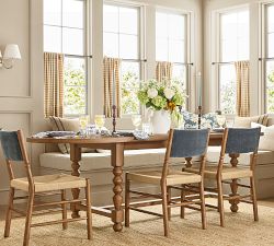 Chris Loves Julia Stacked Ball Extendable Dining Table (83"-103")