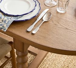 Chris Loves Julia Stacked Ball Extendable Dining Table (83"-103")