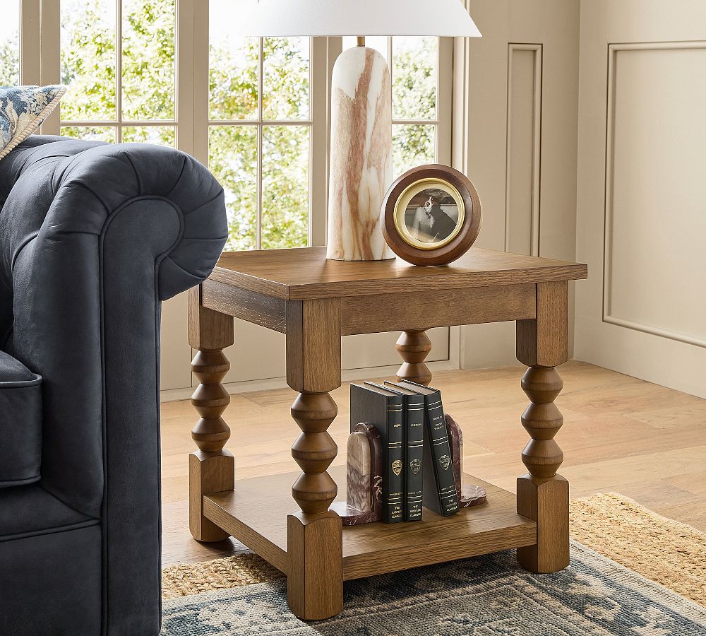 Chris Loves Julia Stacked Ball Side Table (22") by Pottery Barn