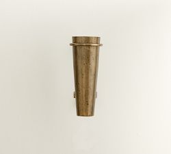 Chris Loves Julia Wall-Mounted Brass Vase