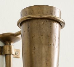 Chris Loves Julia Wall-Mounted Brass Vase