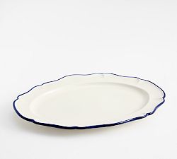 Pottery Barn Heirloom Stoneware Serving Platter - Thumbnail 2
