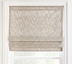 Custom Seaton Textured Cotton Cordless Roman Light Filtering Shade