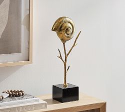 Brass Shell on Stand