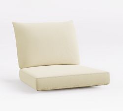 Cushion Cover Only: Lakewood Outdoor Grand Swivel Lounge Chair; High Performance Canvas, Natural