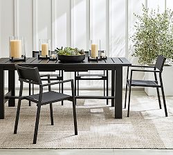Get the Look: Malibu Metal Rectangular Dining Table + Fiji Dining Chair Set