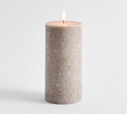 Marble Stone Pillar Candle