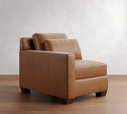 Build Your Own York Square Arm Deep Seat Leather Sectional