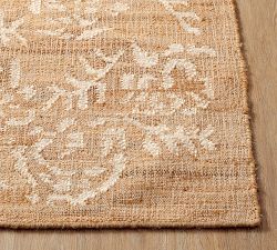 Sabine Floral Jute Rug