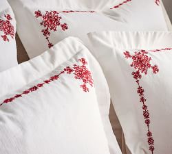 Tahoe Embroidered Cotton Duvet Cover
