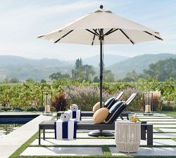 Reversible Awning Striped Beach Towel